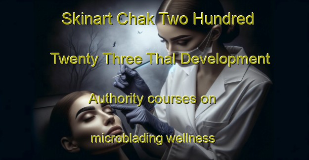 Skinart Chak Two Hundred Twenty Three Thal Development Authority courses on microblading wellness practices | MicrobladingTraining | MicrobladingClasses | SkinartTraining-Pakistan
